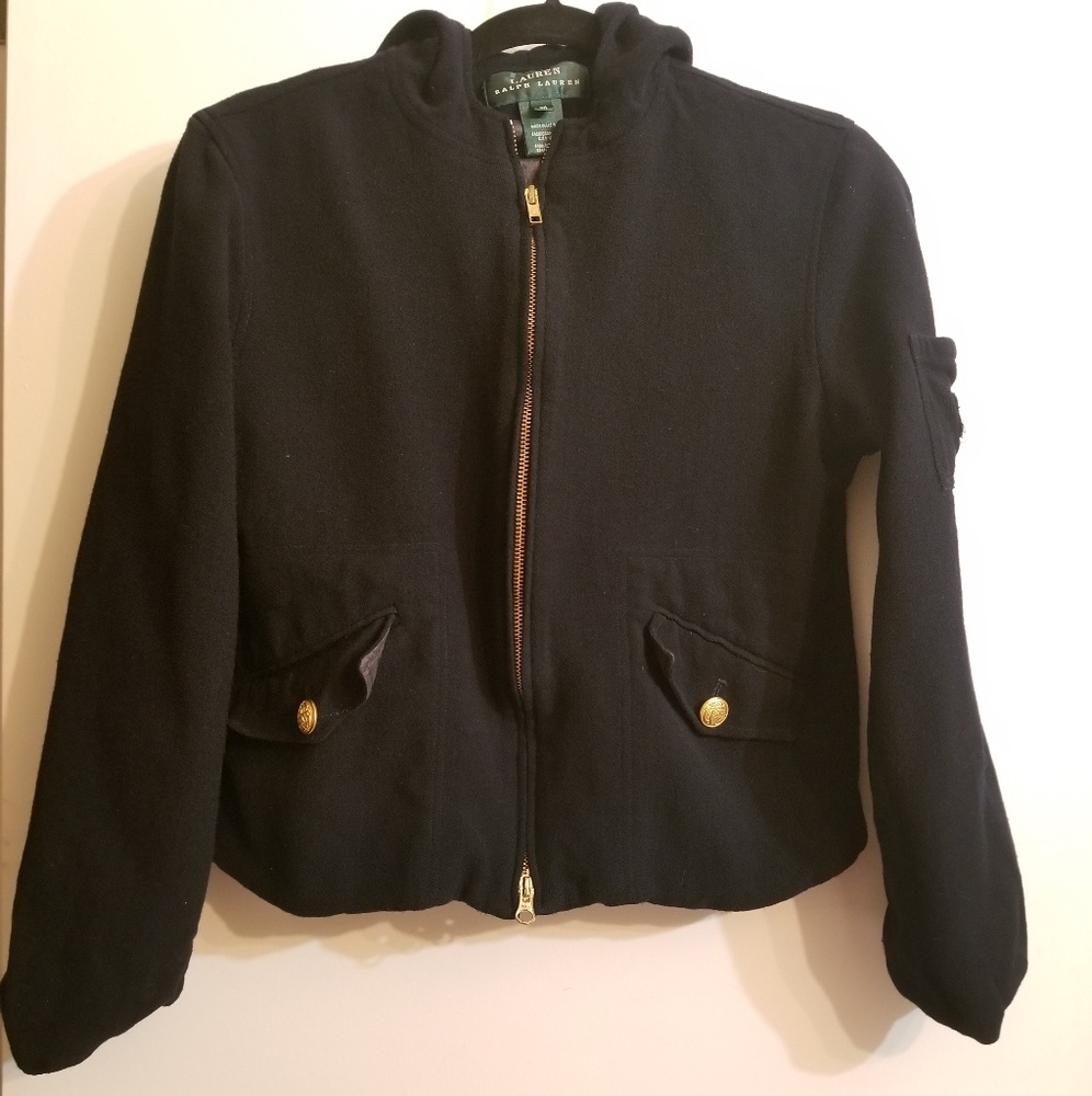 Ralph Lauren Jacket Wool Blend Hooded